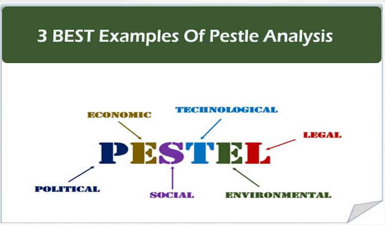 3 Best and Practical Pestle Analysis Examples To Know