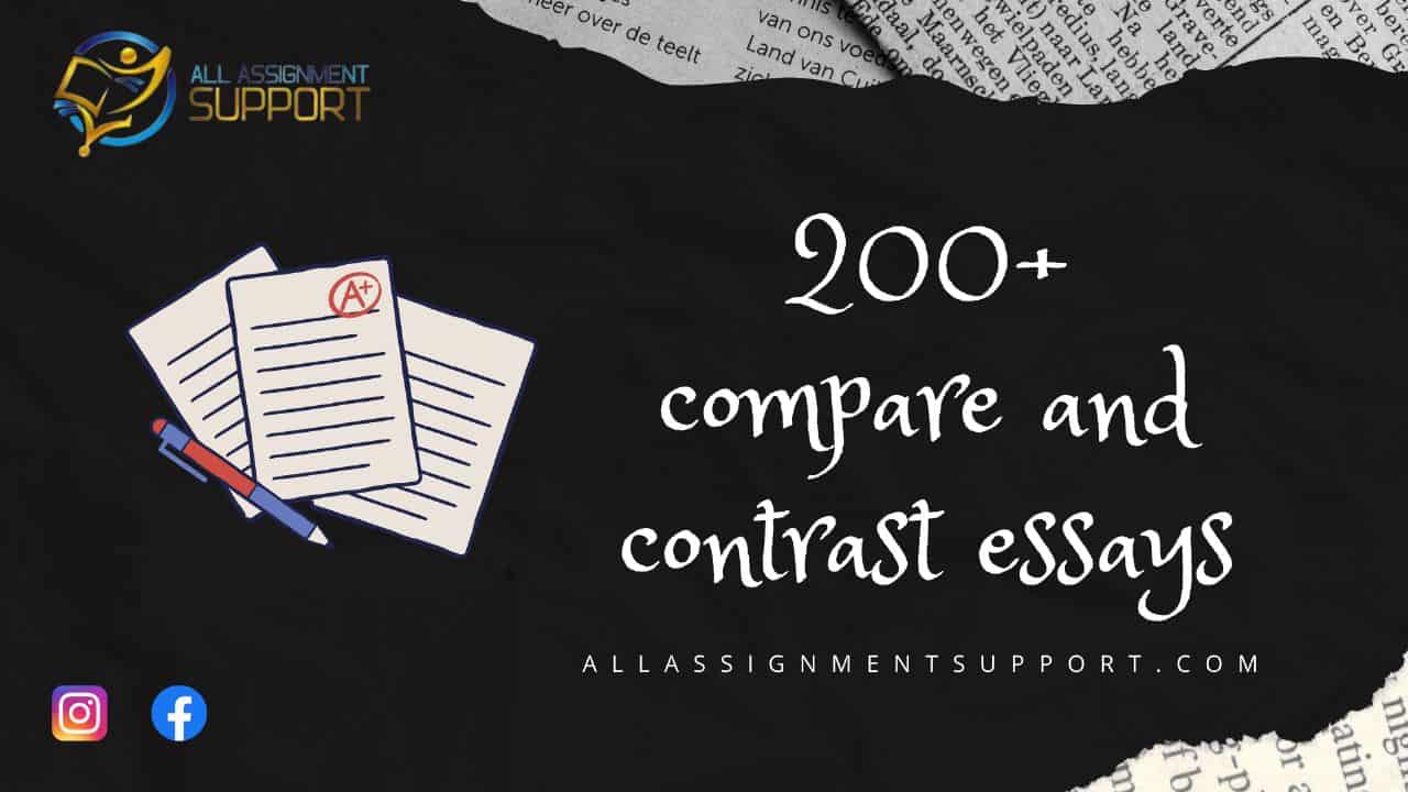 compare contrast essay topic