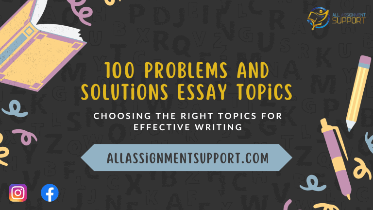 problems and solutions essay topics