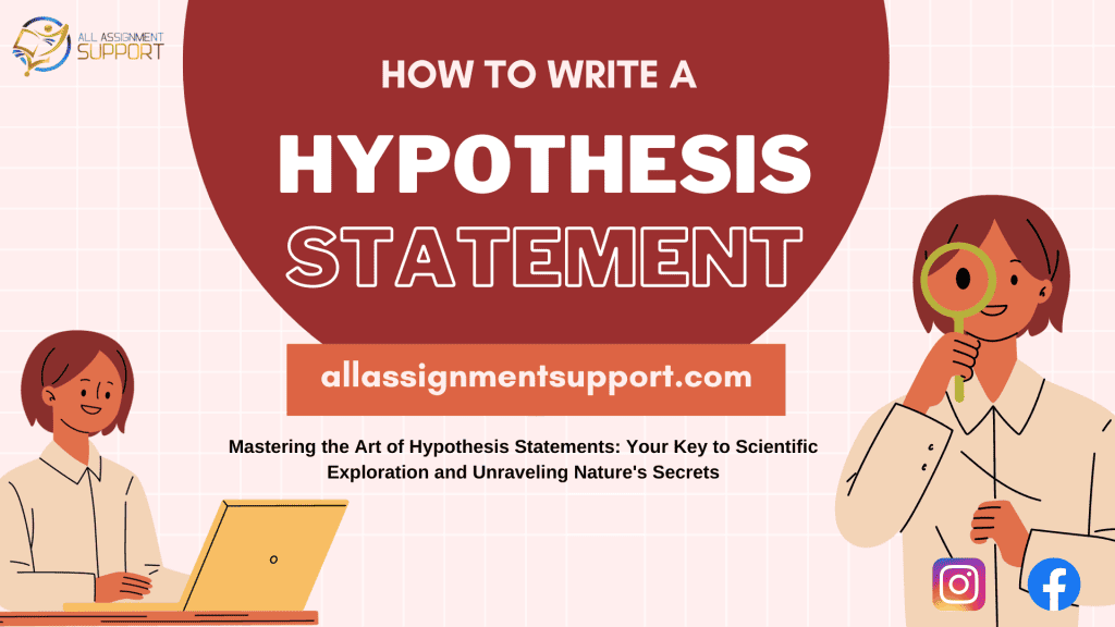 how to write a hypothesis statement